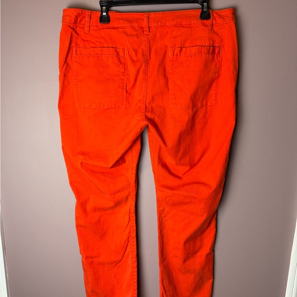 Cabi 6046 Coral Orange Utility Pant - Sz 14 - Picture 4 of 8